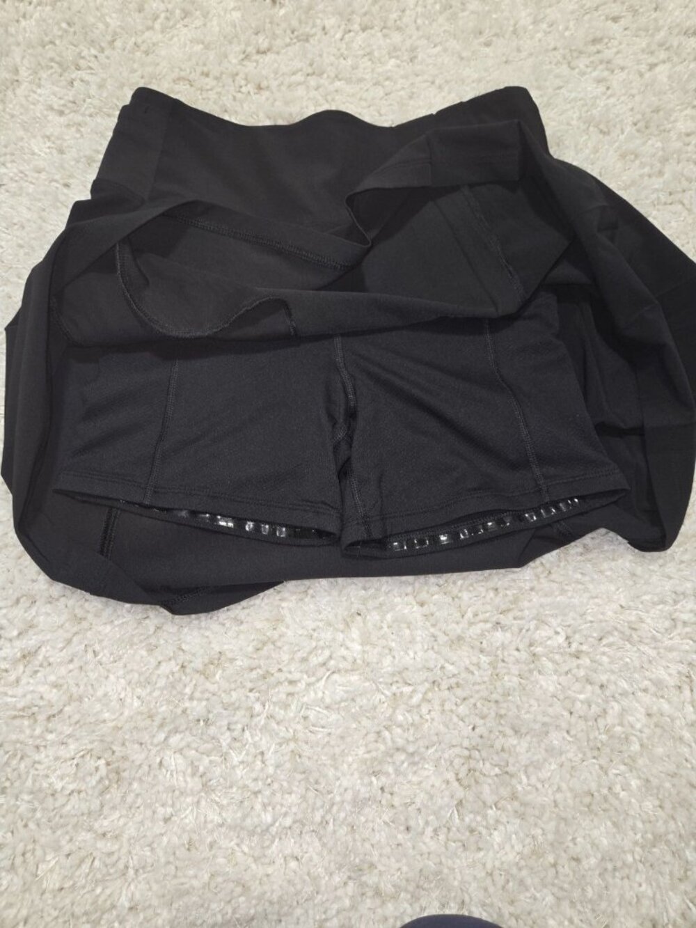 Athleta Tennis Pickleball Golf Fairway Pleated Skort Size XS Black Excellent - Picture 11 of 12